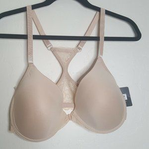 New Bra Just Intimates Beige Padded Underwire B40016XX Size 40C Racer Back